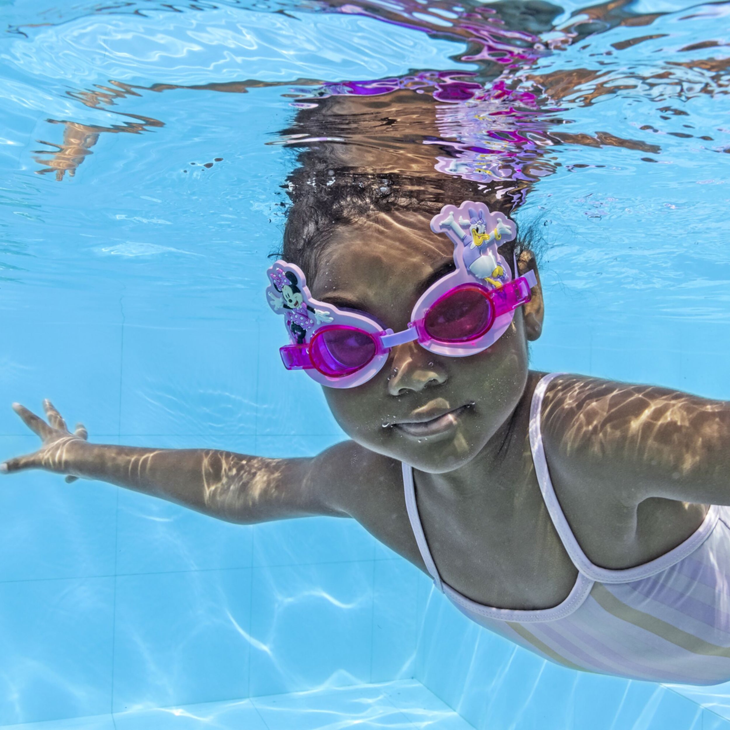 BESTWAY - Occhialini da Nuoto Disney Minnie Mouse & Daisy Duck a partire dai 3 anni